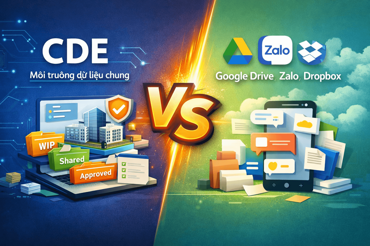CDE vs Drive, Zalo